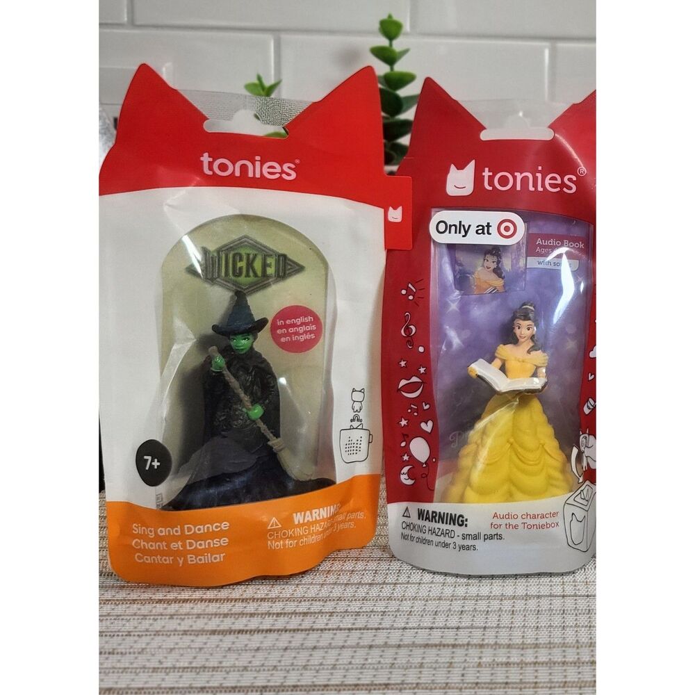 Tony's Characters TonyBox Figurines- Kids Audio Toy for Music Box Set of 2 NWT